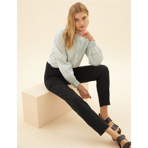Pure Cotton Tapered Ankle Grazer Trousers - Marks & Spencer - Modalova