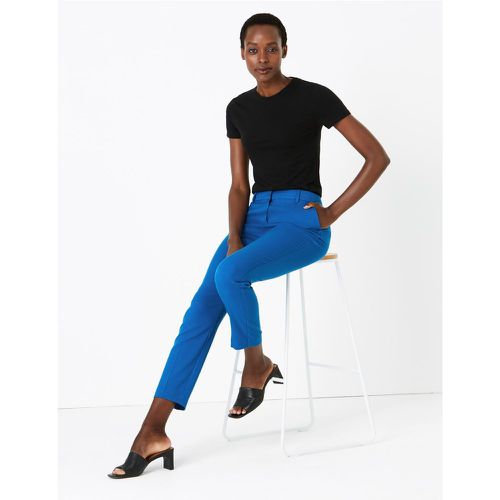 Slim Fit Ankle Grazer Trousers blue - Marks & Spencer - Modalova