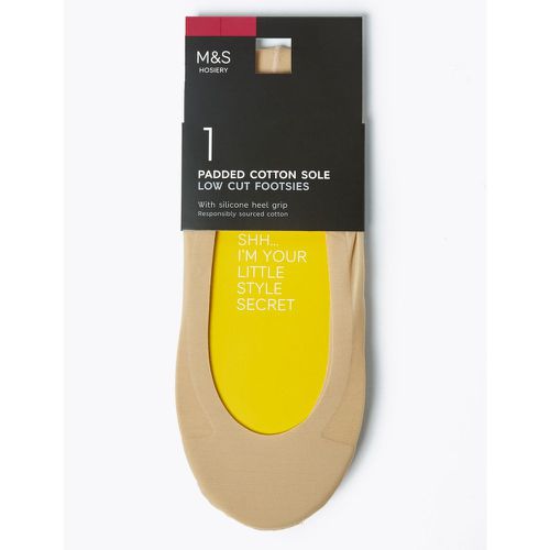 Cotton Low Cut Footsies beige - Marks & Spencer - Modalova
