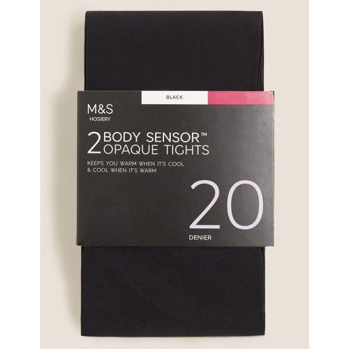Pk 20 Denier Body Sensor™ Opaque Tights - Marks & Spencer - Modalova