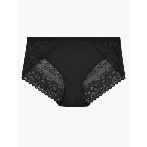 Sumptuously Soft™ Lace High Leg Knickers - Marks & Spencer - Modalova
