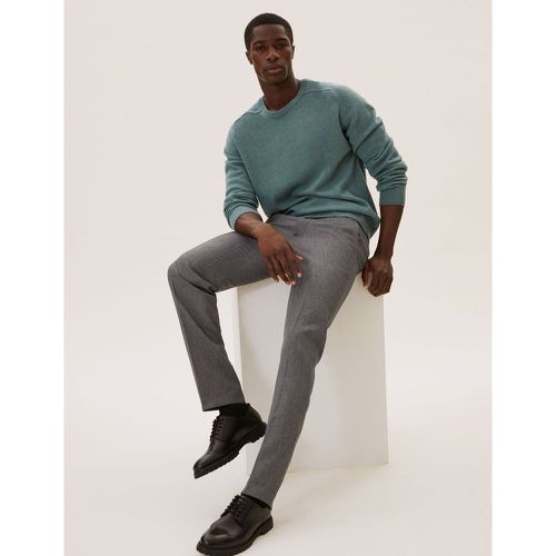 Big & Tall Regular Fit Flat Front Trousers - Marks & Spencer - Modalova