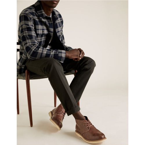 Wide Fit Chukka Boots brown - Marks & Spencer - Modalova