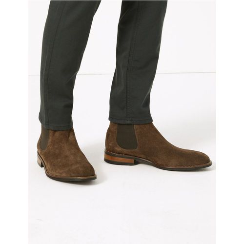 Suede Chelsea Boots brown - Marks & Spencer - Modalova