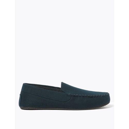 Moccasin Slippers with Thermowarmth™ blue - Marks & Spencer - Modalova