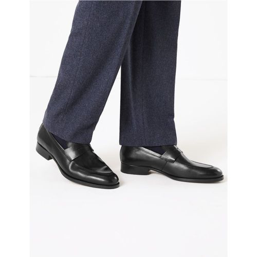 Leather Loafers black - Marks & Spencer - Modalova