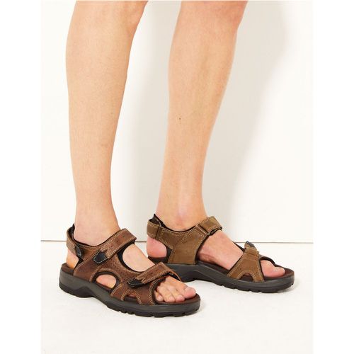 Leather Riptape Walking Sandals - Marks & Spencer - Modalova