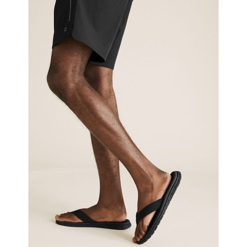 Woven Strap Sport Flip Flops black - Marks & Spencer - Modalova