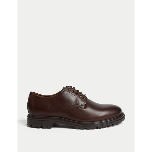 Leather Derby Shoes brown - Marks & Spencer - Modalova