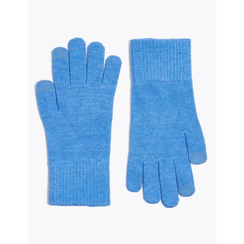 Super Soft Knitted Gloves blue - Marks & Spencer - Modalova