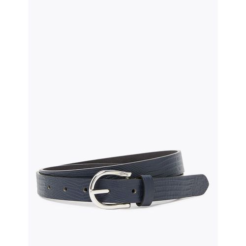 Leather Jean Belt navy - Marks & Spencer - Modalova