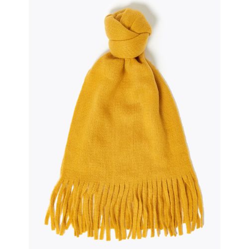 Super Soft Knitted Scarf yellow - Marks & Spencer - Modalova
