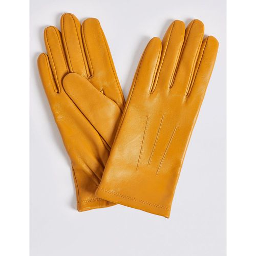 Leather Gloves yellow - Marks & Spencer - Modalova