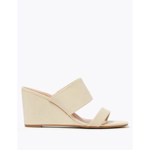 Wedge Open Toe Sandals beige - Marks & Spencer - Modalova