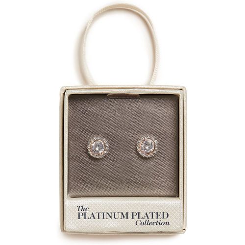 Platinum Plated Rose Trim Earrings silver - Marks & Spencer - Modalova