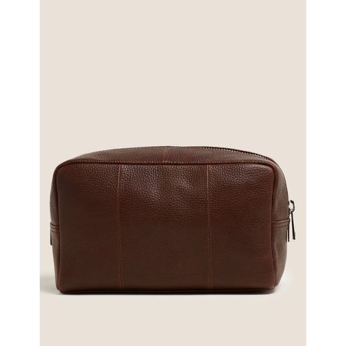 Leather Washbag brown - Marks & Spencer - Modalova