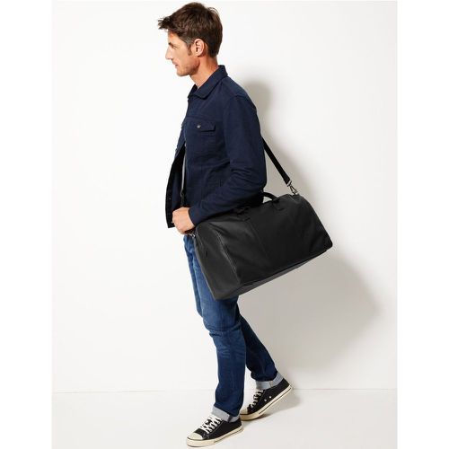 Leather Weekend Bag black - Marks & Spencer - Modalova