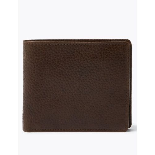 Leather Bi-fold Cardsafe™ Wallet brown - Marks & Spencer - Modalova