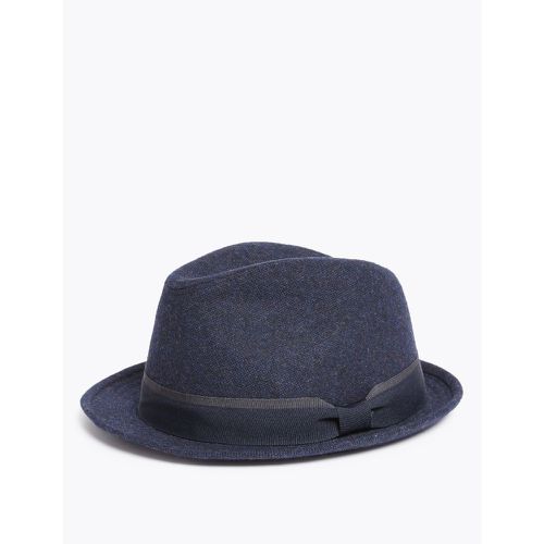 Wool Trilby with Thermowarmth™ navy - Marks & Spencer - Modalova