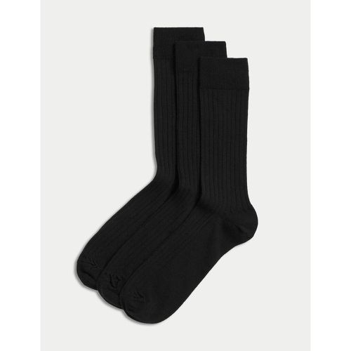 Pack Lambswool Smart Socks black - Marks & Spencer - Modalova