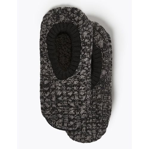 Fleece Twist Slipper Socks grey - Marks & Spencer - Modalova