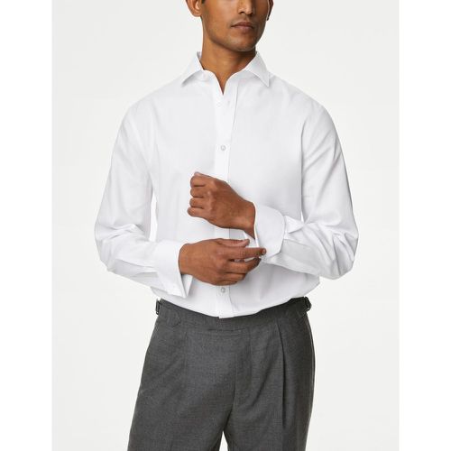 Regular Fit Non-Iron Shirt white - Marks & Spencer - Modalova