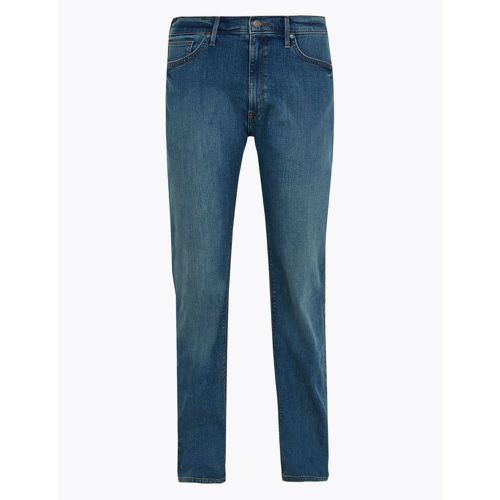 Straight Fit Stretch Jeans blue - Marks & Spencer - Modalova