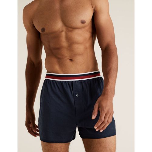 Pack Pure Cotton Cool & Fresh™ Boxers red - Marks & Spencer - Modalova
