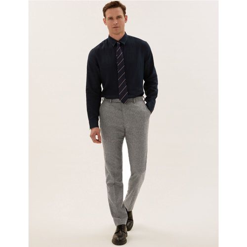 Tailored Fit Italian Wool Trousers - Marks & Spencer - Modalova
