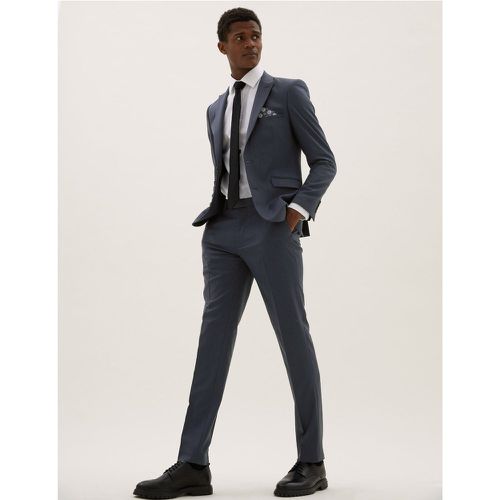 Skinny Fit Jacket with Stretch navy - Marks & Spencer - Modalova