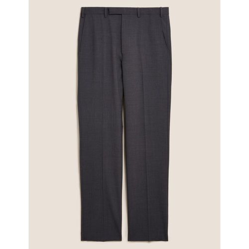Slim Fit Trousers with Stretch grey - Marks & Spencer - Modalova