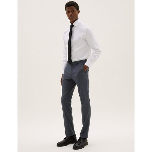 Skinny Fit Trousers with Stretch navy - Marks & Spencer - Modalova
