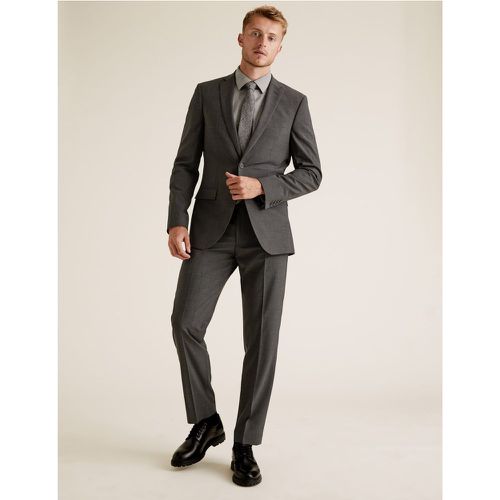Big & Tall Tailored Fit Wool Jacket grey - Marks & Spencer - Modalova