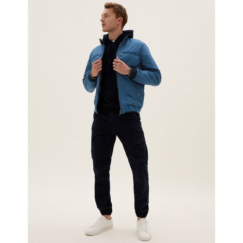 Bomber Jacket with Stormwear™ blue - Marks & Spencer - Modalova