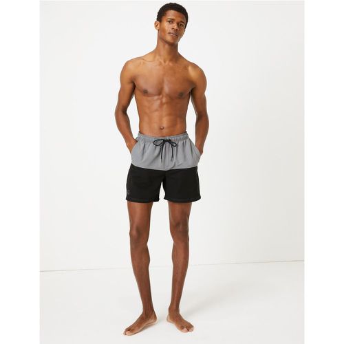 Quick Dry Colour Block Swim Shorts grey - Marks & Spencer - Modalova