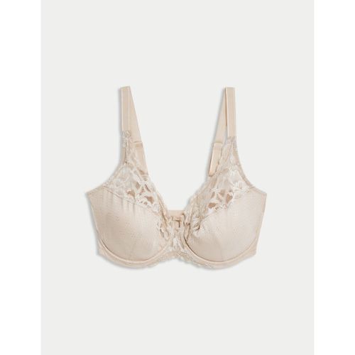 Wild Blooms Non-Padded Full Cup Bra F-J beige - Marks & Spencer - Modalova