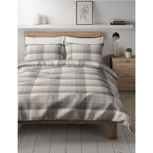 Pure Cotton Checked Bedding Set - Marks & Spencer - Modalova