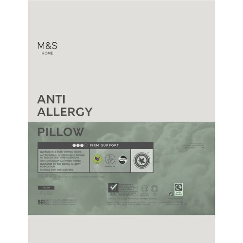 Anti Allergy Firm Pillow white - Marks & Spencer - Modalova