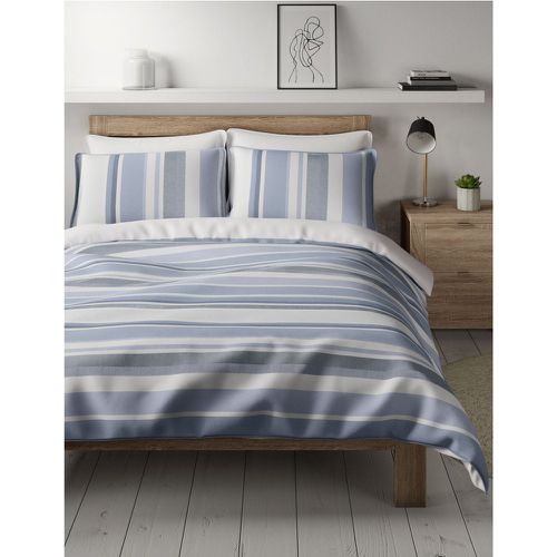 Pure Cotton Striped Bedding Set - Marks & Spencer - Modalova