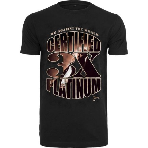 T-shirt a maniche corte con colletto rotondo in omaggio a Tupac. "Io contro il mondo: Certified 3X Platinum" è stampato sul davanti.100% cotone - MAG1879357 - Modalova