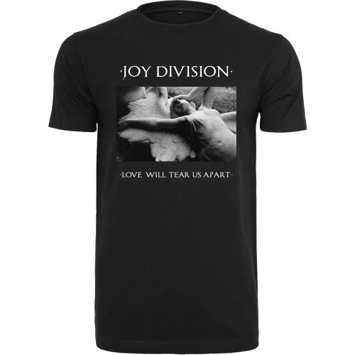 T-shirt da uomo con una stampa sul davanti e la frase "Love will tear us apart". Composizione: 100% cotone - MAG1879543 - Modalova