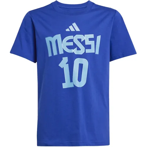 Dieses adidas T-Shirt für Kinder ermöglicht es ihnen, ihr Idol Lionel Messi zu repräsentieren. Aus weicher Baumwolle gefertigt, bietet es maximalen - MAG9116717 - Modalova
