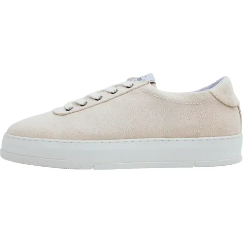 Coperte in lino di sycomore a coste morbido e con una suola in gomma bianca, queste sneakers alte presentano una silhouette minimalista.Progettate e r - MAG10877224 - Modalova