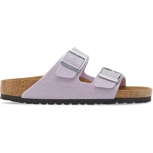 Die Damensandalen Birkenstock Arizona BS Synthetik verbinden Komfort und Stil in einem schlichten, modernen Design. Hergestellt von der berühmten Mar - MAG10356316 - Modalova