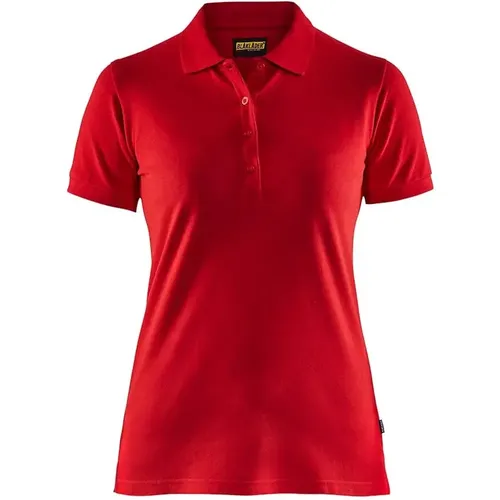 Poloshirt aus 100 % Baumwolle für Frauen. Verstärkte Nähte am Kragen und an den Schultern. Stoff 100% Baumwolle, gesteppte Maschenware, 220 g/². S - MAG7541264 - Modalova