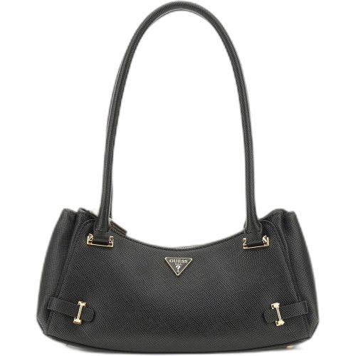 Esterno in similpelle.Chiusura lampo.Parti metalliche color argento.Famiglia : RosalbaFinitura saffiano.Logo triangolare in metallo sulla parte anteri - MAG10763116 - Modalova