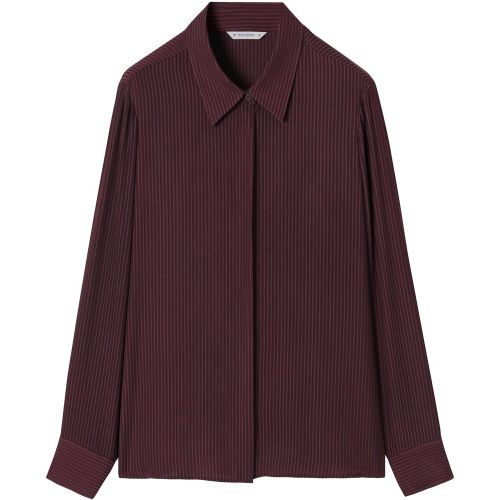 Dieses zarte Hemd mit einer leichten und fließenden Form vereint feminine Eleganz und Modernität.Hergestellt aus recyceltem Polyester, zeigt es subt - MAG11300181 - Modalova