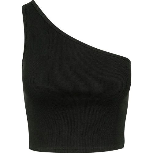 Dieser kurze Jersey-Top mit asymmetrischem Schnitt ist für selbstbewusste Frauen gemacht! Also sei mutig und zeig ein bisschen Haut: mit diesem modis - MAG1578854 - Modalova