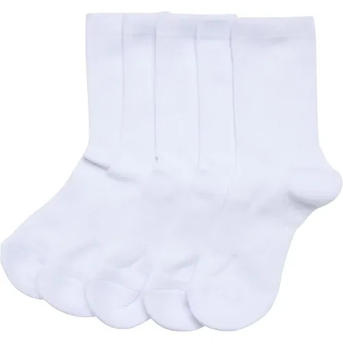 Das Set enthält fünf Paar Socken für Kinder und ist in vier verschiedenen Größen erhältlich. Die Socken bestehen aus Baumwolle, Polyester und El - MAG4842383 - Modalova