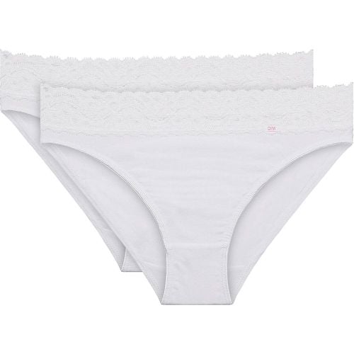 Pack of 2 Feminine Knickers in Stretch Cotton - Dim - Modalova